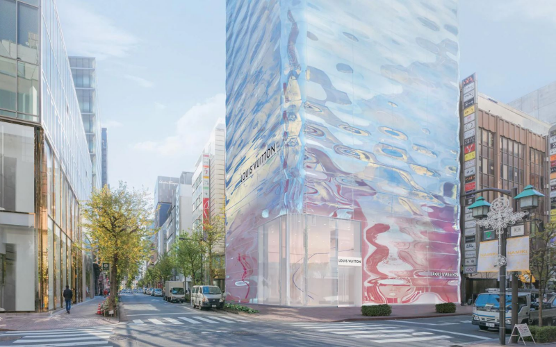 diện mạo độc đáo của cửa hàng Louis Vuitton